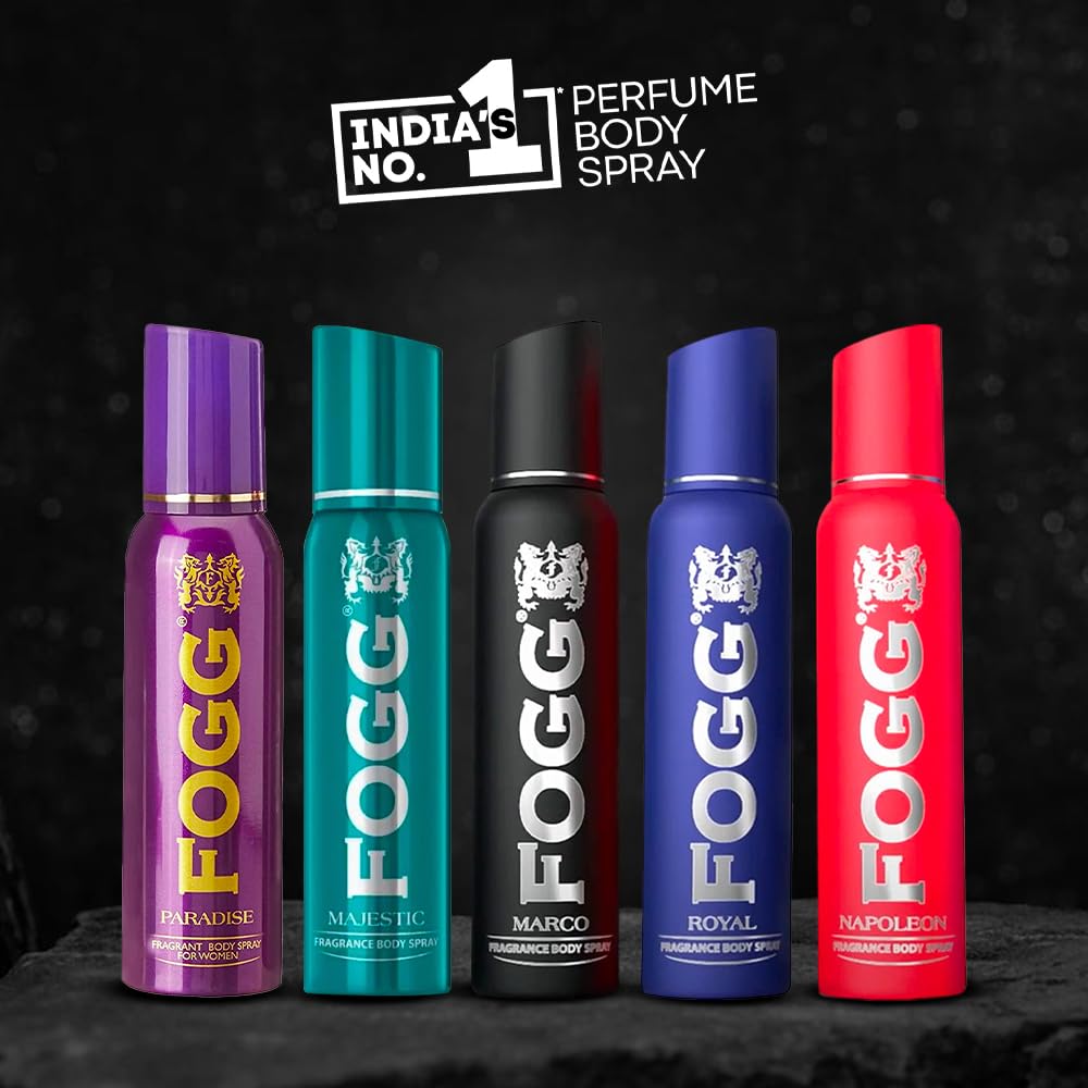 Fogg Paradise No Gas Deodorant for Women, Long-Lasting Perfume Body Spray 120Ml